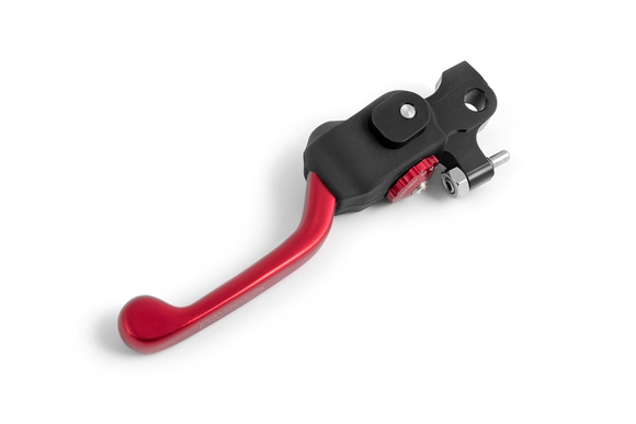 Рычаг тормоза Kayo T4,T6,K6/BSE/Avantis/BRZ x5m-x6s(a) регулируемый, складной 360град. OTOM красный pitbikemarket.ru