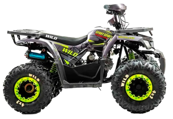 Квадроцикл Motoland 125 WILD BASIC серый pitbikemarket.ru