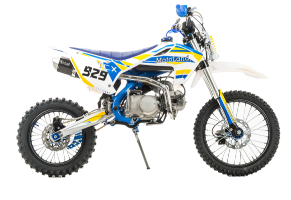 Питбайк Motoland TCX125 синий pitbikemarket.ru