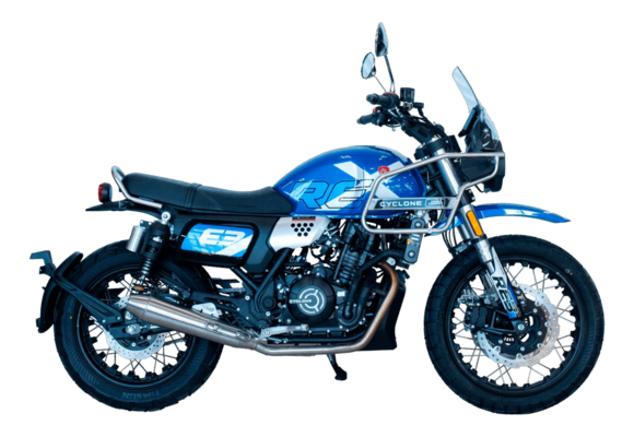 Мотоцикл CYCLONE RE3 Scrambler (SR400-A) 2024 Синий pitbikemarket.ru