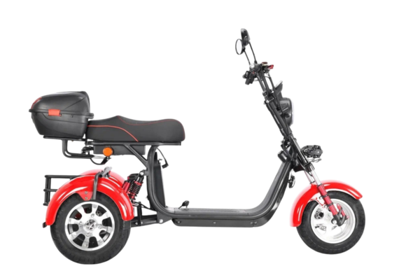 Электротрицикл WHITE SIBERIA PRO TRIKE 3000W RED pitbikemarket.ru