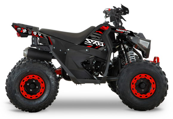 Квадроцикл BRZ Drake 125 Черно-красный pitbikemarket.ru